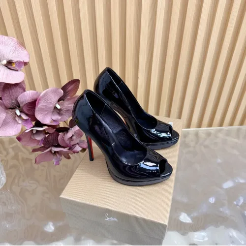 Replica Christian Louboutin High-heeled shoes For Women #1432942 $122.00 USD for Wholesale