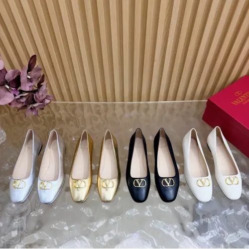 Replica Valentino Flat Shoes For Women #1433145 $108.00 USD for Wholesale