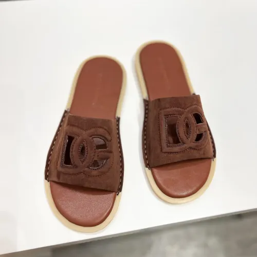 Replica Dolce & Gabbana D&G Slippers For Men #1433242 $64.00 USD for Wholesale