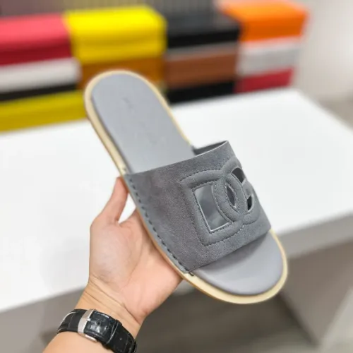 Replica Dolce & Gabbana D&G Slippers For Men #1433243 $64.00 USD for Wholesale