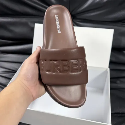 Replica Burberry Slippers For Men #1433482 $56.00 USD for Wholesale