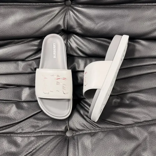 Replica Burberry Slippers For Men #1433523 $56.00 USD for Wholesale
