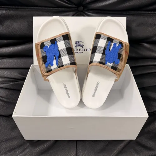 Replica Burberry Slippers For Men #1433527 $56.00 USD for Wholesale
