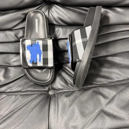 Replica Burberry Slippers For Men #1433528 $56.00 USD for Wholesale