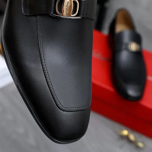 Replica Salvatore Ferragamo Leather Shoes For Men #1433540 $108.00 USD for Wholesale