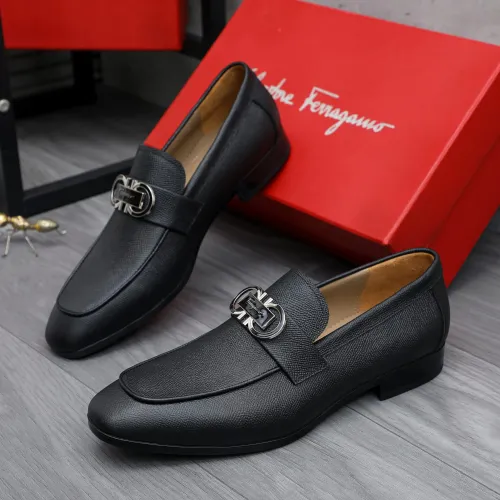 Salvatore Ferragamo Leather Shoes For Men #1433547