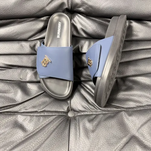 Replica Burberry Slippers For Men #1433557 $56.00 USD for Wholesale