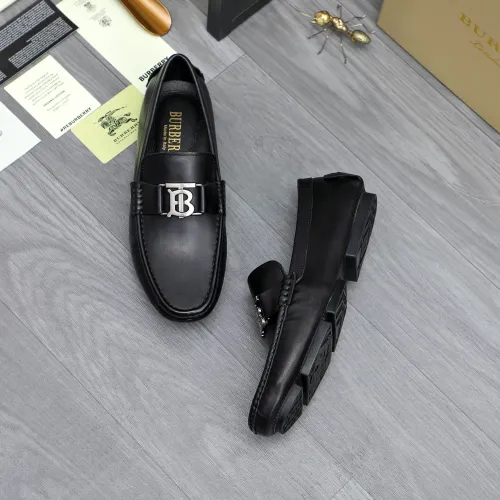 Replica Burberry Leather Shoes For Men #1433572 $76.00 USD for Wholesale