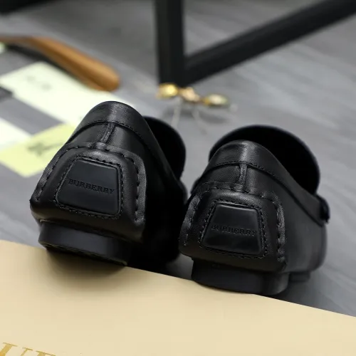 Replica Burberry Leather Shoes For Men #1433572 $76.00 USD for Wholesale
