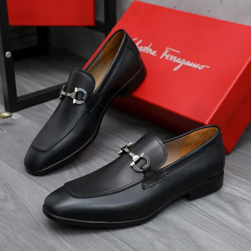 Salvatore Ferragamo Leather Shoes For Men #1433640