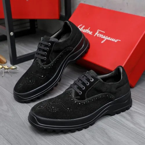Salvatore Ferragamo Leather Shoes For Men #1433643