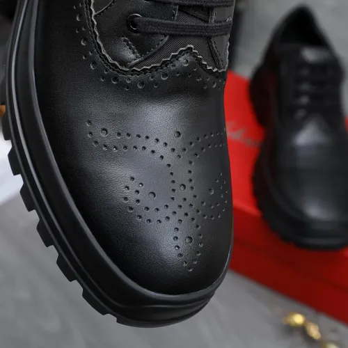Replica Salvatore Ferragamo Leather Shoes For Men #1433647 $115.00 USD for Wholesale