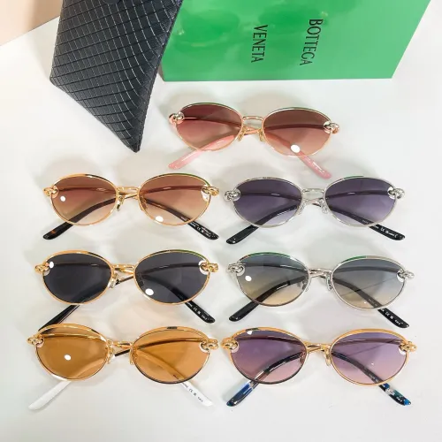 Replica Bottega Veneta AAAAA Quality Sunglasses #1433774 $60.00 USD for Wholesale