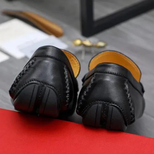 Replica Salvatore Ferragamo Leather Shoes For Men #1434059 $76.00 USD for Wholesale