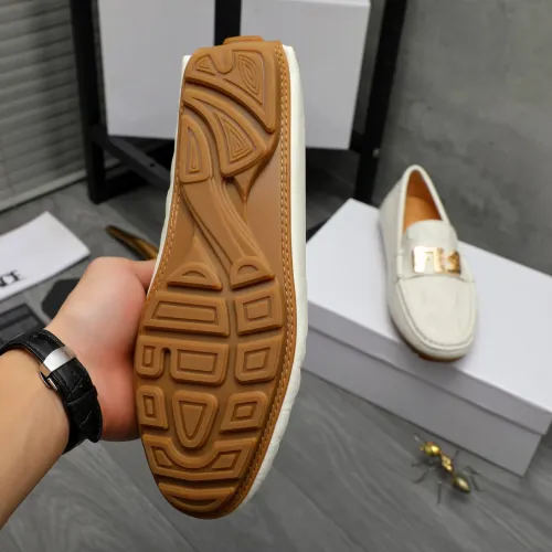 Replica Versace Leather Shoes For Men #1434072 $72.00 USD for Wholesale