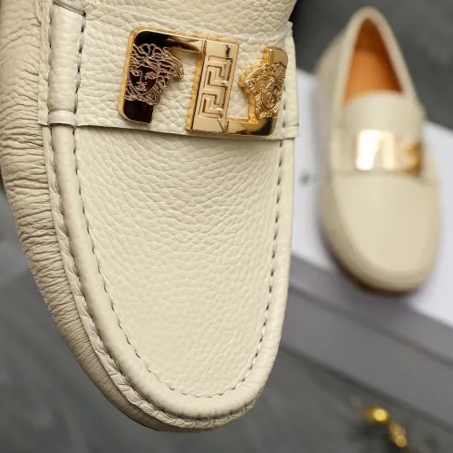 Replica Versace Leather Shoes For Men #1434075 $72.00 USD for Wholesale
