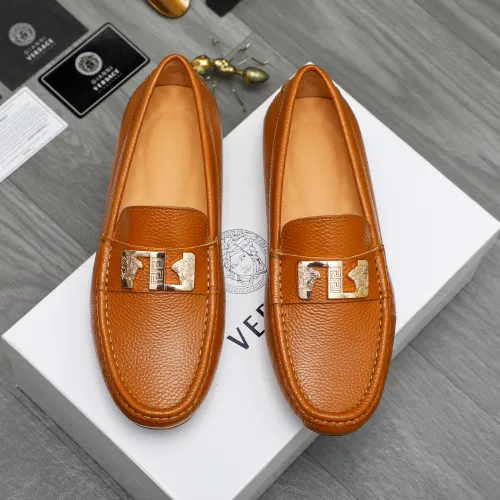 Versace Leather Shoes For Men #1434076