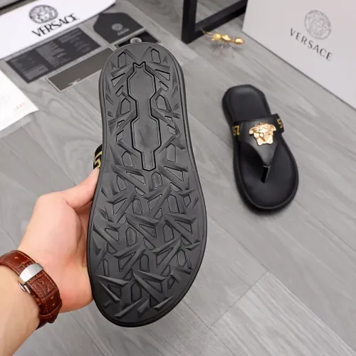 Replica Versace Slippers For Men #1434181 $45.00 USD for Wholesale