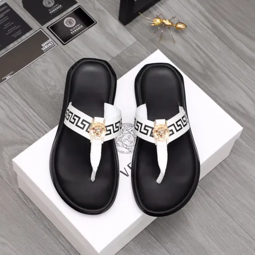 Replica Versace Slippers For Men #1434182 $45.00 USD for Wholesale