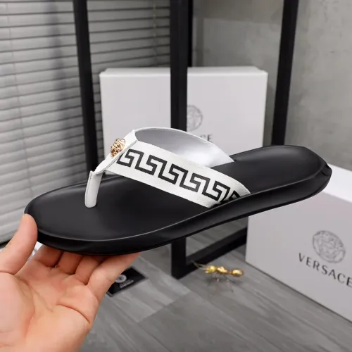 Replica Versace Slippers For Men #1434184 $45.00 USD for Wholesale