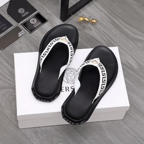 Replica Versace Slippers For Men #1434184 $45.00 USD for Wholesale