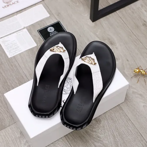 Replica Versace Slippers For Men #1434191 $45.00 USD for Wholesale