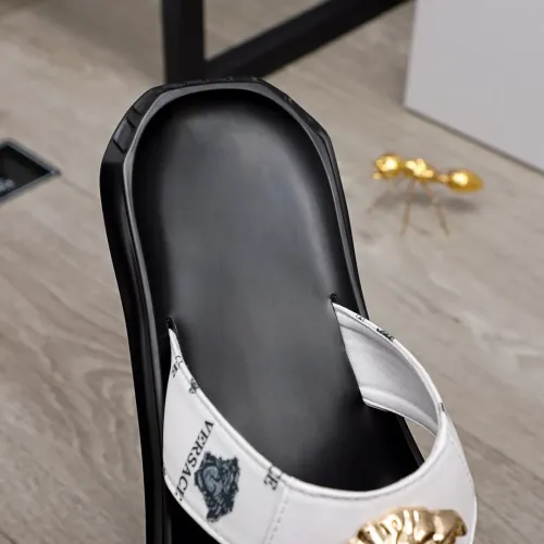 Replica Versace Slippers For Men #1434194 $45.00 USD for Wholesale