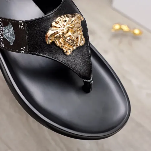 Replica Versace Slippers For Men #1434197 $45.00 USD for Wholesale