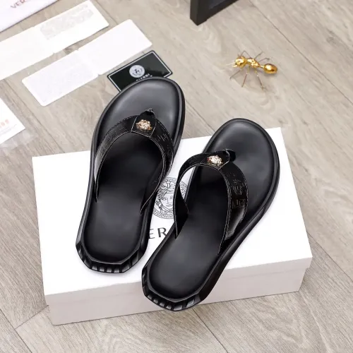 Replica Versace Slippers For Men #1434211 $45.00 USD for Wholesale