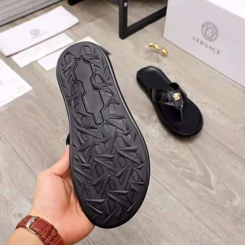 Replica Versace Slippers For Men #1434222 $45.00 USD for Wholesale