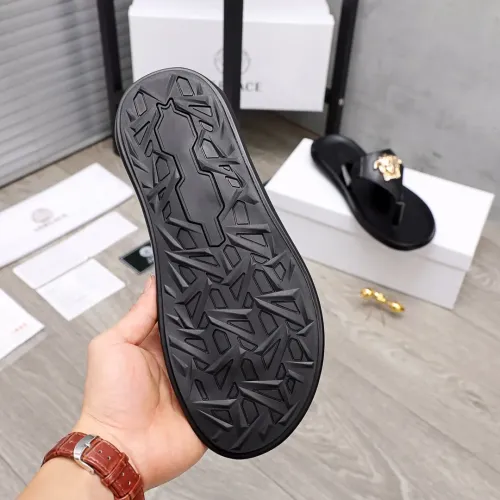 Replica Versace Slippers For Men #1434232 $45.00 USD for Wholesale