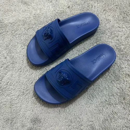 Replica Versace Slippers For Women #1434381 $52.00 USD for Wholesale