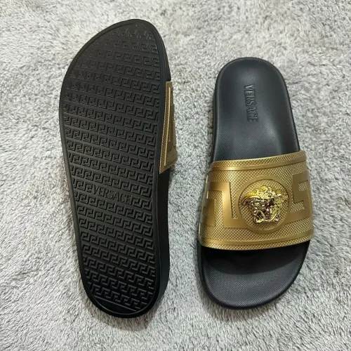 Replica Versace Slippers For Men #1434405 $52.00 USD for Wholesale