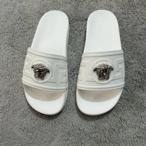 Replica Versace Slippers For Men #1434413 $52.00 USD for Wholesale