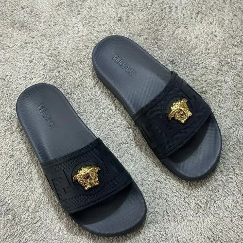Replica Versace Slippers For Women #1434443 $52.00 USD for Wholesale