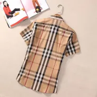$36.00 USD Burberry Shirts Short Sleeved For Women #1423748
