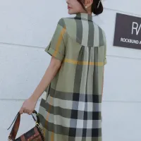$76.00 USD Burberry Dresses Short Sleeved For Women #1423754