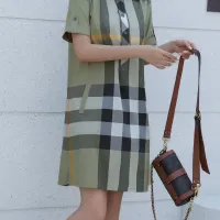 $76.00 USD Burberry Dresses Short Sleeved For Women #1423754