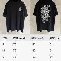 $52.00 USD Chrome Hearts T-Shirts Short Sleeved For Unisex #1424097