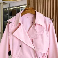 $132.00 USD Burberry Trench Coat Long Sleeved For Women #1431444