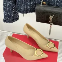 $108.00 USD Salvatore Ferragamo High-Heeled Shoes For Women #1432735