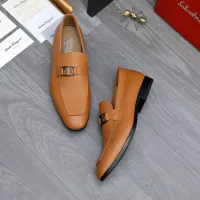 $108.00 USD Salvatore Ferragamo Leather Shoes For Men #1433538