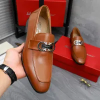 $108.00 USD Salvatore Ferragamo Leather Shoes For Men #1433543