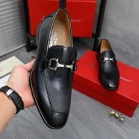 $105.00 USD Salvatore Ferragamo Leather Shoes For Men #1433641