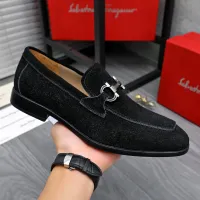 $105.00 USD Salvatore Ferragamo Leather Shoes For Men #1433642