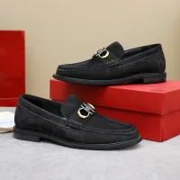 $88.00 USD Salvatore Ferragamo Leather Shoes For Men #1434139