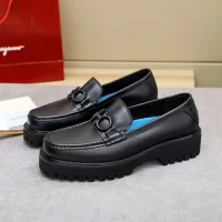 $92.00 USD Salvatore Ferragamo Leather Shoes For Men #1434140