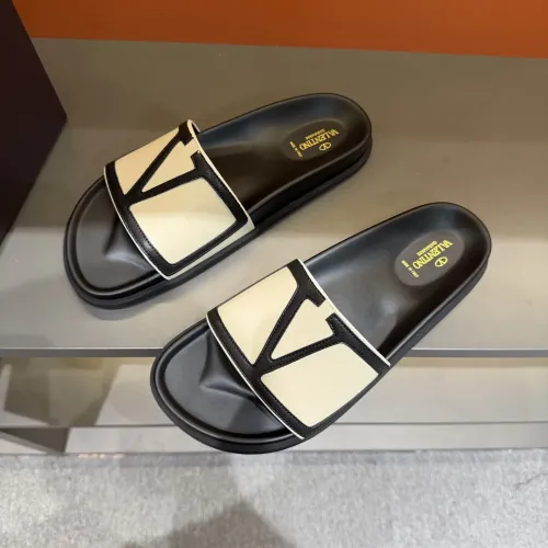 Replica Valentino Slippers For Men #1434873 $52.00 USD for Wholesale