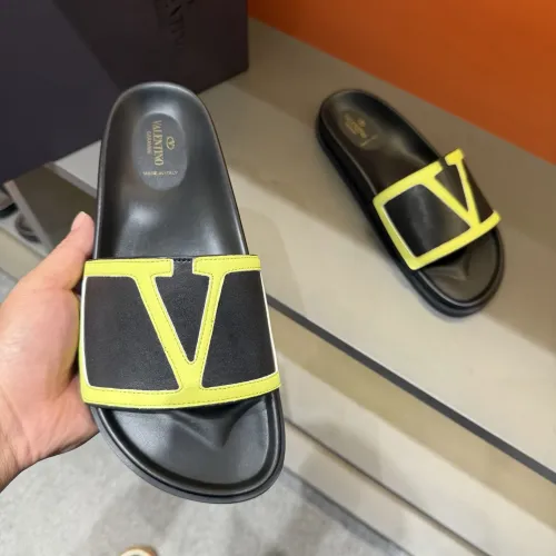 Replica Valentino Slippers For Men #1434874 $52.00 USD for Wholesale