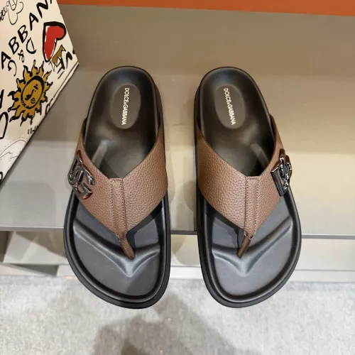 Replica Dolce & Gabbana D&G Slippers For Men #1434889 $52.00 USD for Wholesale